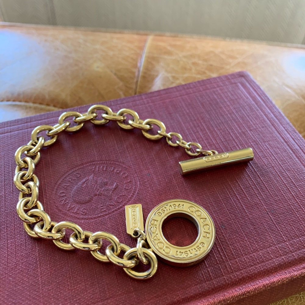 Coach Gold Link Bracelet